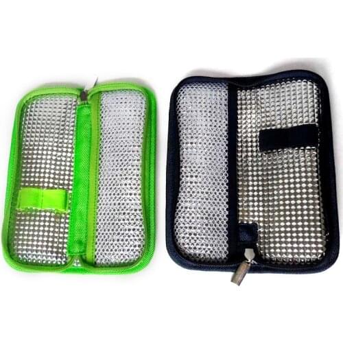 Portable Medicine Insulin Cooler Bag Diabetic Bag Cooling Insulin Pouch Cooler Thermal Insulation Cooling Bag Case Travel