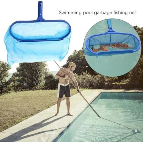 Professional Leaf Rake Deep Bag Skimmer Net Swimming Pool Skimmer Pool Spa Leaf Rubbish Skimmer Pool Net Cleaning Net TL#8