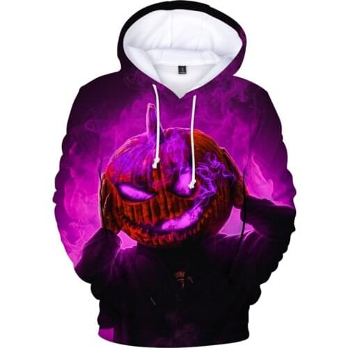 Plus Size Hoodies Women Men Harajuku Streetwear Kawaii Oversized Sweatshirt Clothing Halloween Pumpkin Long Sleeve Hoody Tops