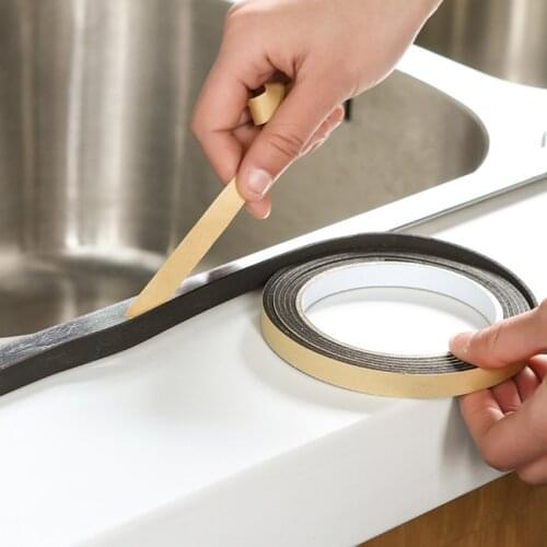 2M Self-Adhesive Sealing Strips Protection Tape Waterproof Anti-fouling Gap Edge Strip for Gas Stove,Door,Window,Cabinet