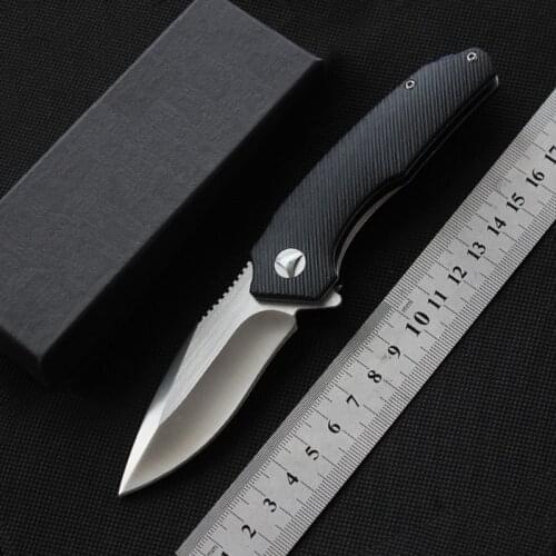 MIKER folding knife 9Cr18Mo balde G10 handle outdoor Fishing hiking camping hunting knife survival Tool Tactical Pocket EDC gift