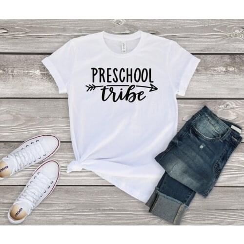 Skuggnas New Arrival Preschool Tribe shirt Teachers Gift Back to school shirt for teacher Short Sleeve Fashion t shirts