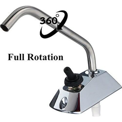 12V RV Electric Control Faucet Caravan Water System Automatic Drainage Tap Water Tank Pump Boat Camper