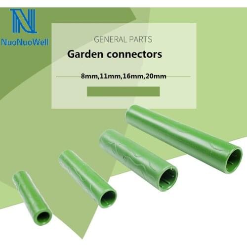 20PCS Vegetable Climbing Rattan Parts Home Garden Connector Pipe Fittings Diy Length Straight Connectors Homegrown Crops