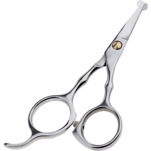 Steel Nose Hair Scissors Ear Facial Mustache Eyebrow Trimmer Beauty Shears