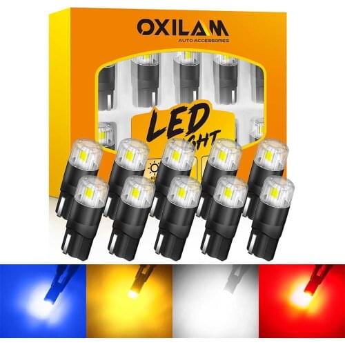 OXILAM 10x W5W T10 LED Bulb 194 168 Reading Dome Trunk Map Glove Lamp For INFINITI Q50 Q60 Q70 QX QX30 QX50 QX60 QX70 FX EX EXQ