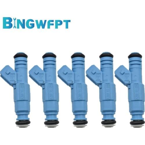 5X Fuel Injectors 0280155830 9186060 420874520 For VOLVO S80 / XC70 / S60 / V70 / C70 / S60 2.5L 2.3L