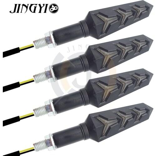 Motorcycle Turn Singal Indicator Lights Blinker Lamps For Cafe Racer Kawasaki Z750 Mt07 Xj6 Er6n Cbr650f Honda Vtx 1300 Msx 125