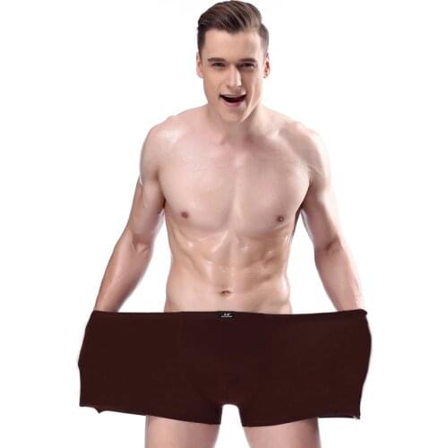 Big Fat Pant Plus-Sized Male Underwear 125kg 6XL Large Modal Men Boxer Comfortable Loose Sleep Trouser Home Clothes Fashion Brie