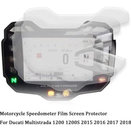 For Ducati Multistrada 1200 2015-2018 Motorcycle Dashboard Instrument Speedometer Cluster Scratch Screen Protector Film