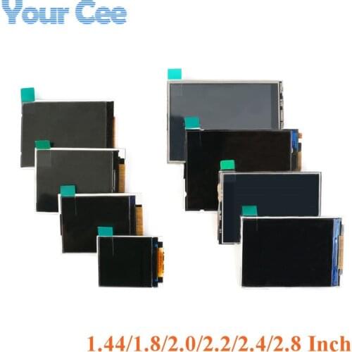 1.44/1.8/2.0/2.2/2.4/2.8 Inch TFT Bare Screen LCD Display Module Drive ST7735 ILI9225 ILI9341 Interface SPI 128*128 240*320