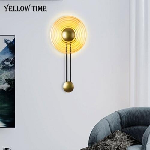 Gold Decorative Wall Lamp Modern LED Sconce Wall Light For Living room Kitchen Dining room Bedroom Bedside Light Background wall