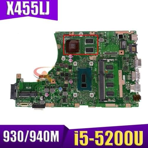 100% new for asus x455LJ mainboard X455LF motherboard i5-5200u built-in REV.3.1 930 /940 tested well