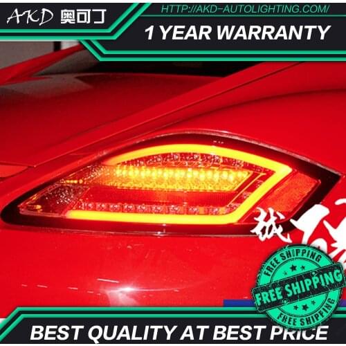 Car Styling Tail Lamp for Porsche Cayman 987 Tail Lights 2005-2008 Boxter LED Tail Light DRL Brake Reverse auto Accessories