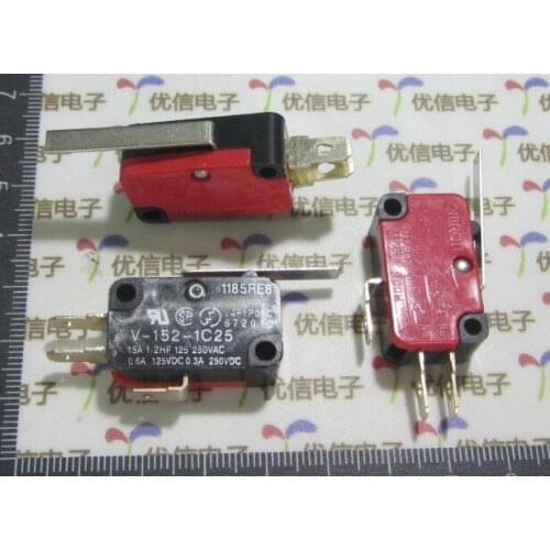 Free shipping V-152-1C25 Microswitch Travel switch With handle 15A/250VAC