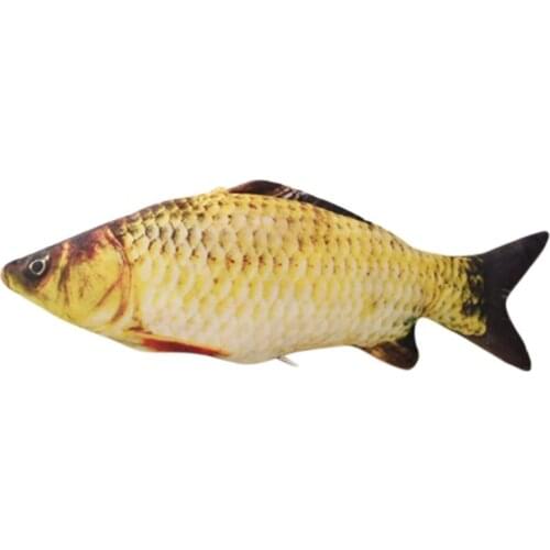 Pet Cat Play Crucian Fish Shape Mint Catnip Chewing Kids Gifts Scratch Toy Cat Favor Simulation Fish Pet Product Supplies