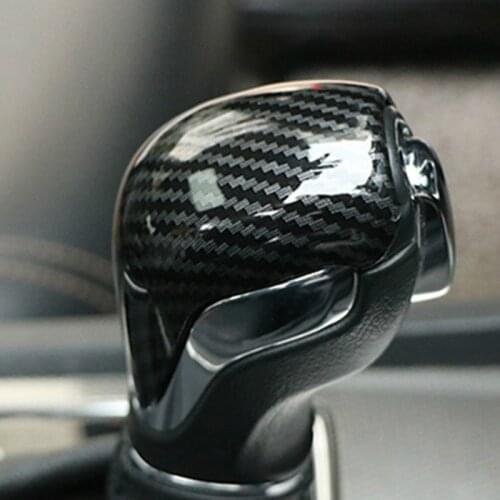 For Chevy Chevrolet Blazer 2019-2021 Carbon Style Gear Shift Knob Decoration Cover Trim Car Styling