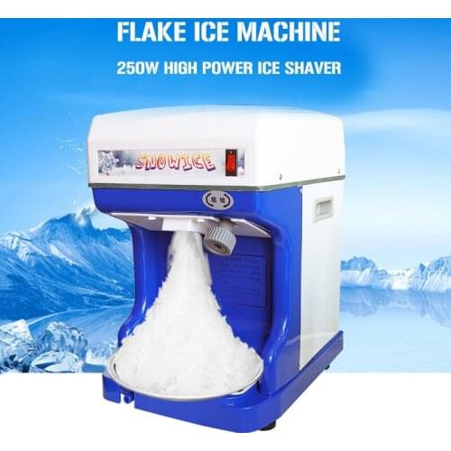 Electric Ice Crusher Commercial Ice Crusher Snow Cone Maker Machine Shaved Ice Crusher