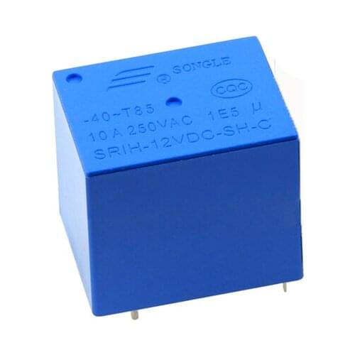 HOT 12V NEW SRIH-12VDC-SH-C SRIH 12VDC SH C SRIH12VDCSHC Soybean milk machine electrical relay DC12V 12VDC 12V 10A 250VAC 5PIN