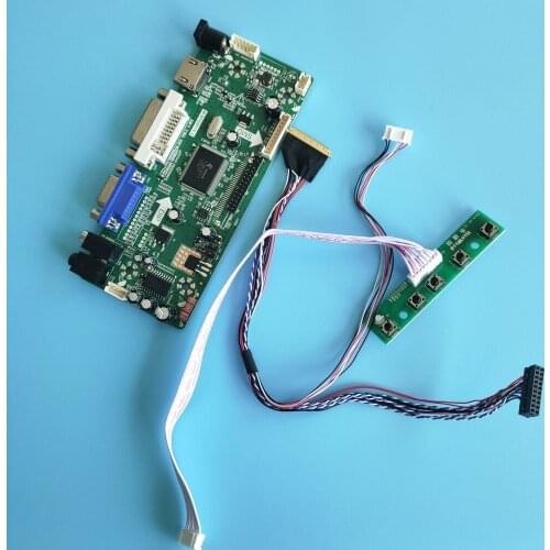 Kit for LTN156AT30-301/LTN156AT30-501 HDMI+DVI+VGA 40pin Controller Board LCD LED M.NT68676 Screen panel Display 1366x768