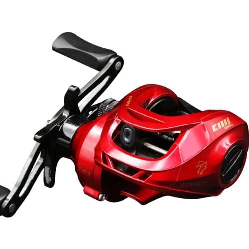 Top Metal spool Fishing Reel 18 Bearings 10KG Gear Ratio 7.0:1 High Speed Magnetic Brake System Brake Profile saltwater Reel