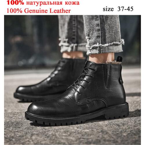 Mens Motorcycle Vegan Leather Cap Toe Military Combat Tactical Riding Biker Boots High Quality Martin Boots Winter Fahion 2020