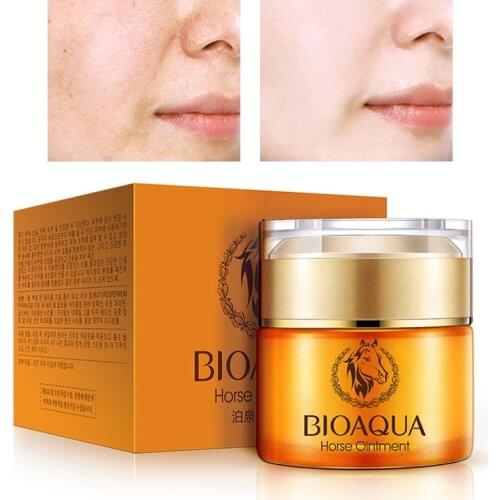 BIOAQUA Face Care Nutrition Horse Ointment Cream Moisturizing Whitening Anti-Aging Cream Anti Wrinkle Day Cream