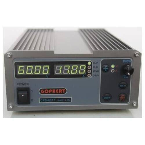 DC regulated switching power supply 60V 17A High power Digital Adjustable DC Power Supply 1000W four bit display CPS-6017