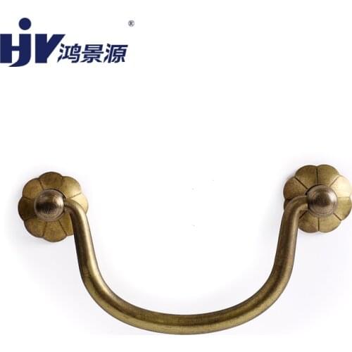 HJY Antique Closet Handle Knob Drawer Cabinet Desk Box Wardrobe Door Pull Zinc Alloy Kitchen Cupboard Dresser Handles B023