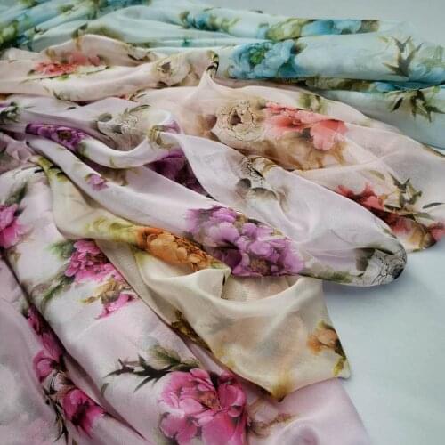 Chiffon Cosplay Dress Fabric Silky Flowing Breathable DIY Scarf Blouse Material