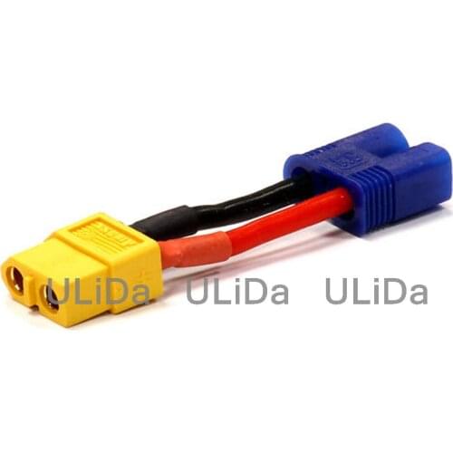 EC5 Male Style to XT60 Plug Female Connector for Helicopter Multirotor Quadcopter
