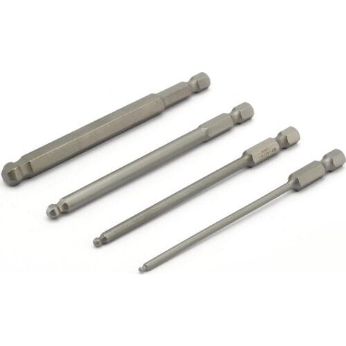 Noreturn 100mm Ball Head Hexagon Head for Electric Hand Drill Screwdriver Inside Hexagon Hand Gun Drill Head