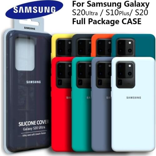 S20 Case Original Samsung Galaxy S20Ultra S20plus Silky Silicone Cover High Quality Soft-Touch Back Protective Galaxy S20+ plus