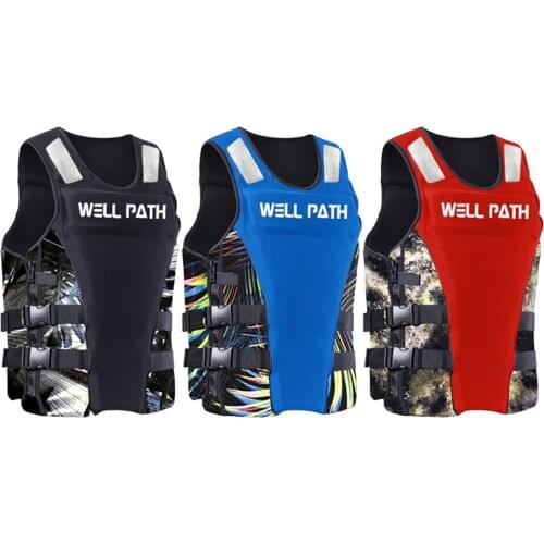 Professional Neoprene Adult Life Jacket Men And Women Water Sports Fishing Surf Swimming Buoyancy Life Jacket Safety Vest