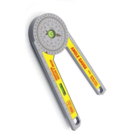 360 Degree Miter Saw Protractor ABS Digital Protractor Ruler Inclinometer Protractor Miter Saw Angle Level Meter Measuring Tool
