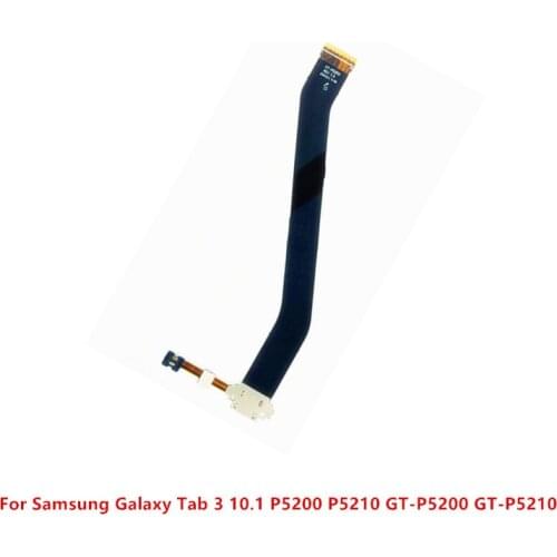 USB Charging Port Charger Jack Connector Dock With Mic Flex Cable For Samsung Galaxy Tab 3 10.1 P5200 P5210 GT-P5200 GT-P5210