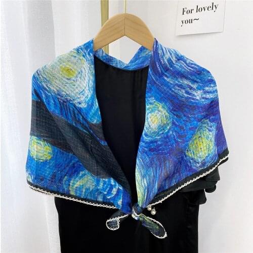 90x90CM Cotton Linen Square Scarf For Women Female Summer Thin Sunscreen Large Shoulder Shawl Travel Dress Scarf Decoration