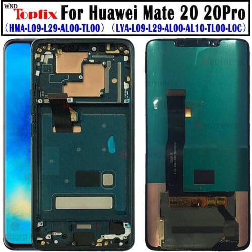 For Huawei Mate 20 Pro LCD Display Touch Screen Digitizer Assembly Repair For Huawei Mate 20 LCD Huawei Mate20Pro LCD Screen