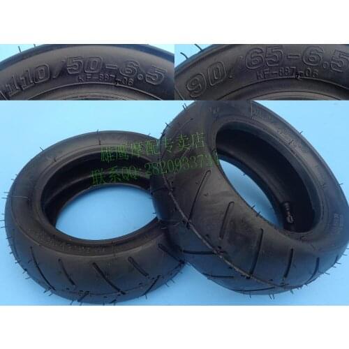 1 pc GOOD QUALITY REAR WHEEL 110/50-6.5 Tire Tubeless 47cc 49cc MINI POCKET BIKE MINI MOTO M TR29 free shipping