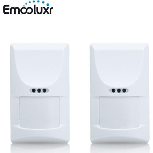 2pcs/lot Wireless Indoor Pet Friendly PIR Motion Sensor, 433MHz/1527 Code, for home alarm system G90B and G19,8218G,G15,G18