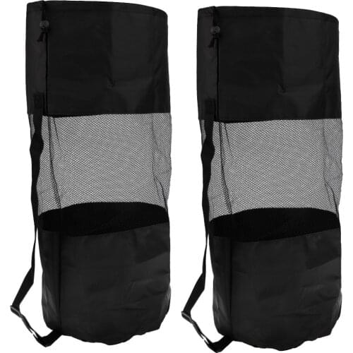 2Pcs Heavy Duty Mesh Dive Bag Drawstring Storage Pouch Scuba Diving Snorkel