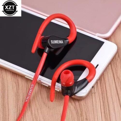 2019 Fashion 3.5mm SMN-11 Earphones Headphone Stereo Earhook Bass Sound Headset for Running Sport for Android Phone Laptop PC