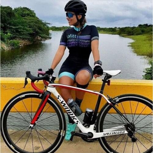 2021Kafitt Wome‘s Cycling Triathlon Sets Conjunto Feminino Ciclismo Bicycle Jersey Clothing Skinsuit Go Pro Team Jumpsuit Kits