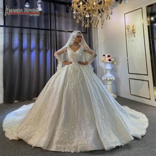 2022 Full Lace Wedding Dress Off White Color Bridal Dress 2022 Real Work