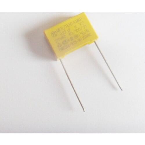 30pcs/lot X2 Safety Capacitor 275VAC 0.22uF 22nF 224K Pin 15mm