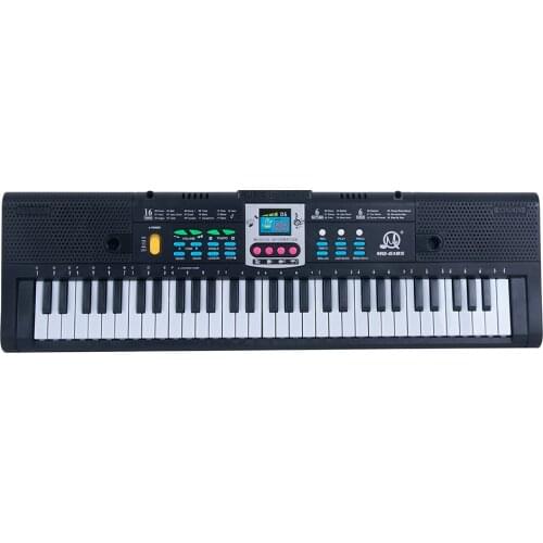 61 Keys Electronic Keyboard Digital Piano Kids Music Development Toys Battery Powered Musical Instruments with Microphone