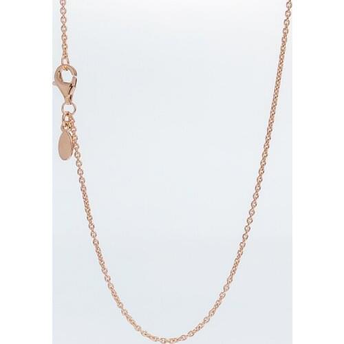 Authentic 925 Sterling Silver Classic Fine Necklace Creative Foundation Chain For Women Wedding Party Gift Fashion Jewelry