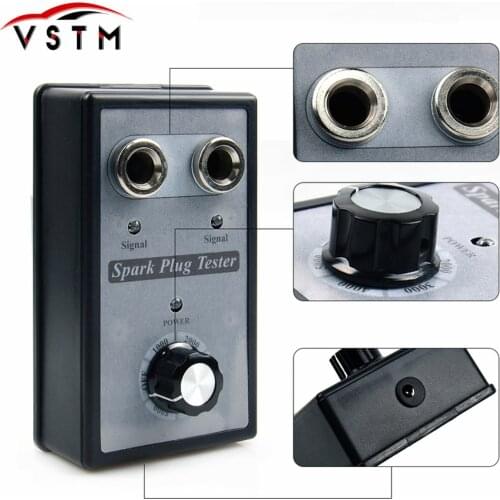 Auto Car Spark Plug Tester with Adjustable Double Hole Detector Ignition Plug Analyzer with EU Plug Free Shipping