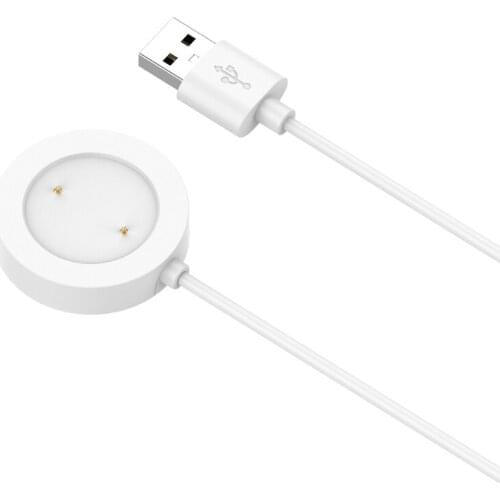 White Replacement Magnetic USB Charger Cable Cord Line Charging Dock for -Xiaomi Smart Mi Watch Color Sports Edition
