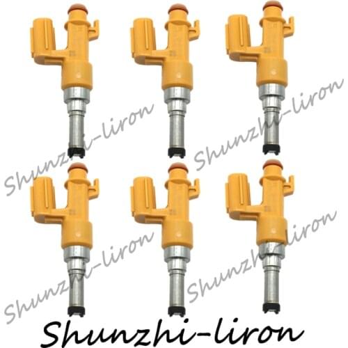 6pcs Fuel Injector Nozzle For TOYOTA&LEXUS CAMRY / LAND CRUISER PRADO / LS500 / LC500 2GR 23250-0P100 23209-0P100